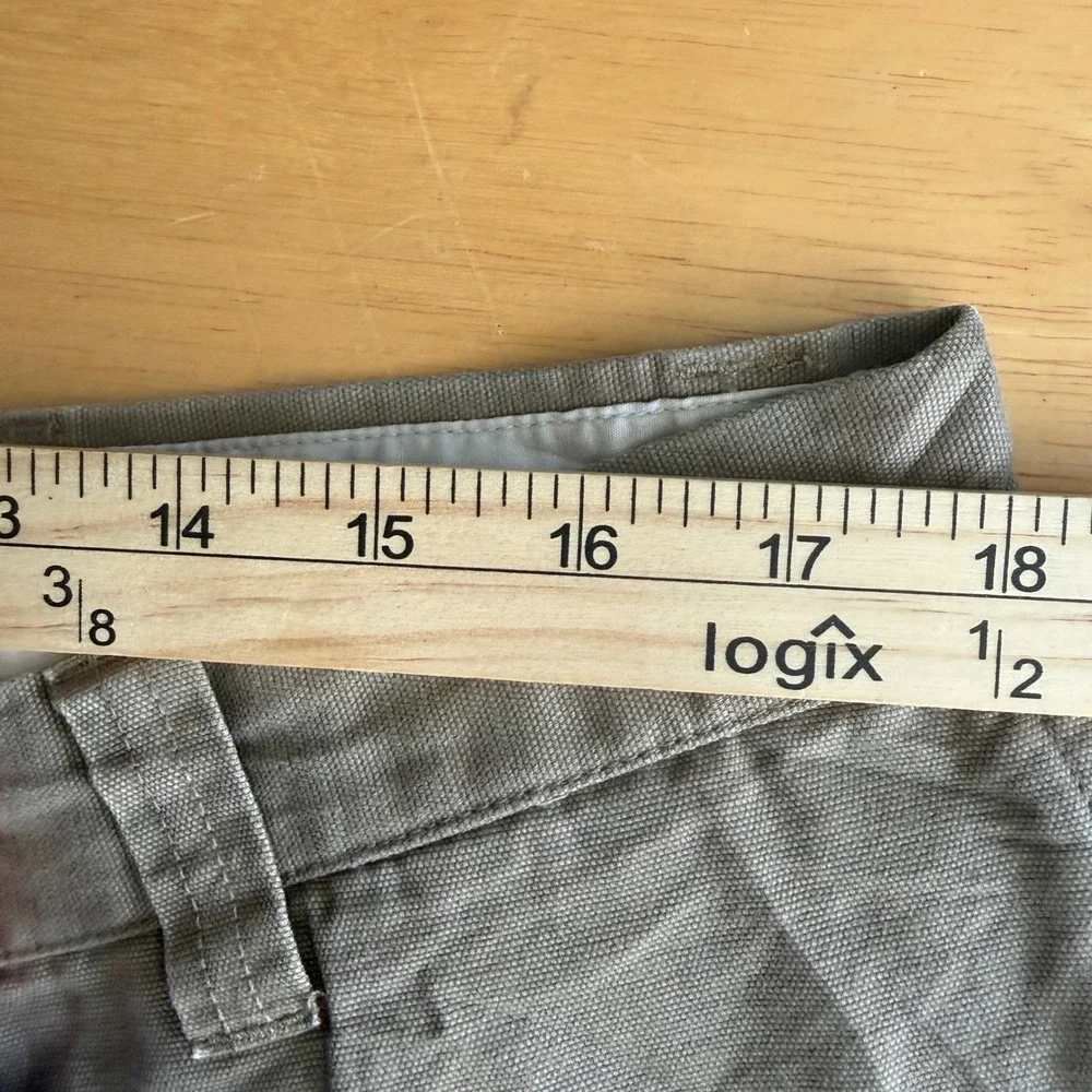 Columbia Granite Cloth Utility Pants Men 38x34 Tan Khaki Stonewashed Cotton Work